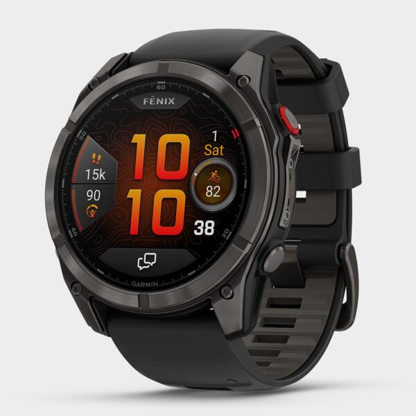 Garmin fenix 8 Pro AMOLED Sapphire Edition 51mm GPS Smartwatch, Black