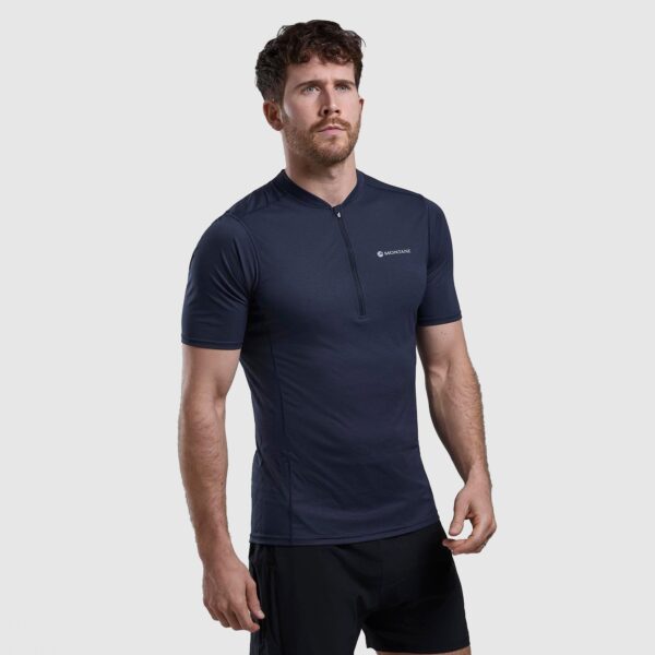 Montane Men's Dart Nano Zip T-shirt, Blue