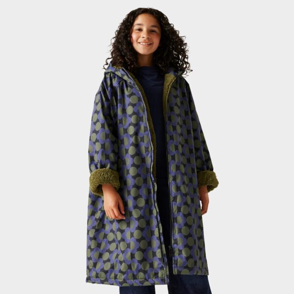 Regatta Kids' Orla Kiely Girls Changing Robe, Blue