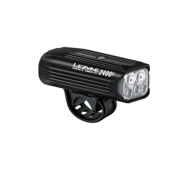 Lezyne Mega Drive 2400+ Front - Black