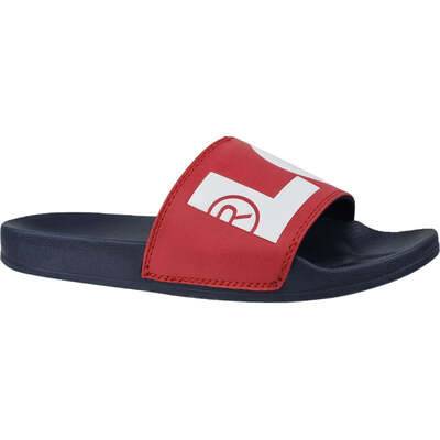 Levi's Batwing Slide Sandal - Red/Navy Blue