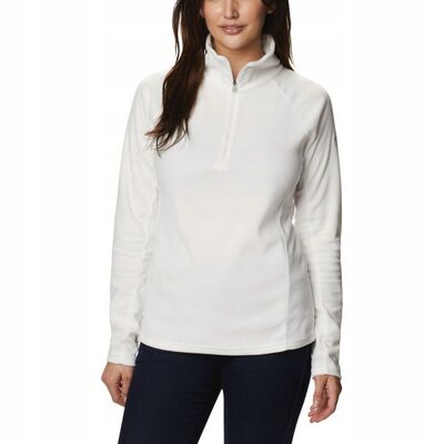 Columbia Womens Glacial IV Half Zip Fleece Sweatshirt - White