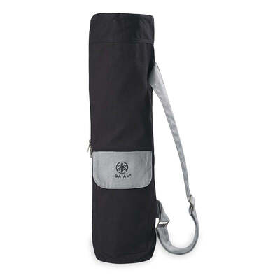 Gaiam Granite Storm Mat Cover - Black