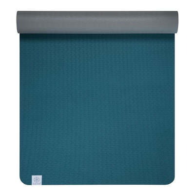 Gaiam Lake 6 MM Yoga Mat - Blue/Gray