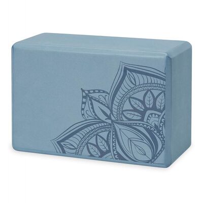 Gaiam Shadow Point Yoga Block - Blue