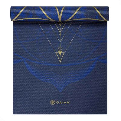 Gaiam Sun and Moon Double-sided Yoga Mat 6mm - Blue