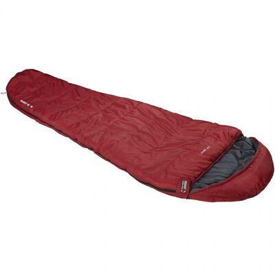 High Peak TR 300 Sleeping Bag 230x85x55 Cm - Claret/Gray