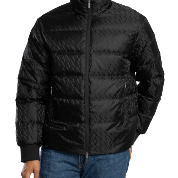 Logo Pattern Puffer Jacket
