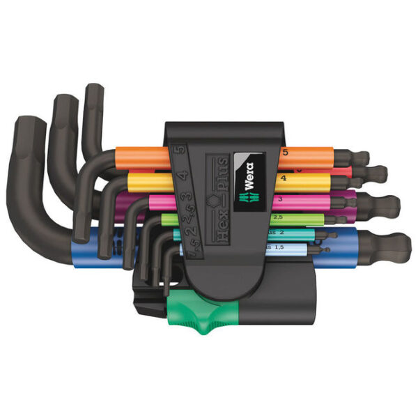 Wera Wera 950/9 Hex-Plus Multicolour 2 L-key set, 1.5-10 mm