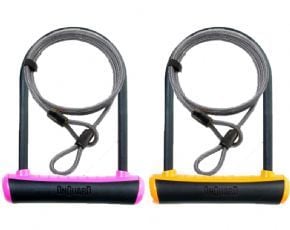 Onguard Neon 230mm D Lock With 120cm Extender Cable