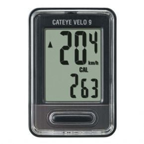 Cateye Velo 9 Wired Cycle Computer Black