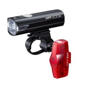 Cateye AMPP 400S/VIZ 100 USB-C Light Set