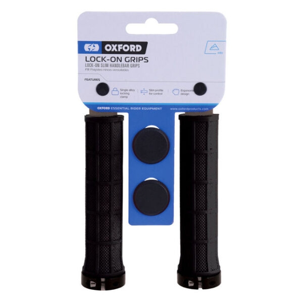 Oxford Oxford HG801B Lock On Slim Grips Black