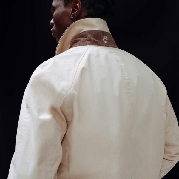 Timberland Cotton Rich Waterproof Overcoat Beige