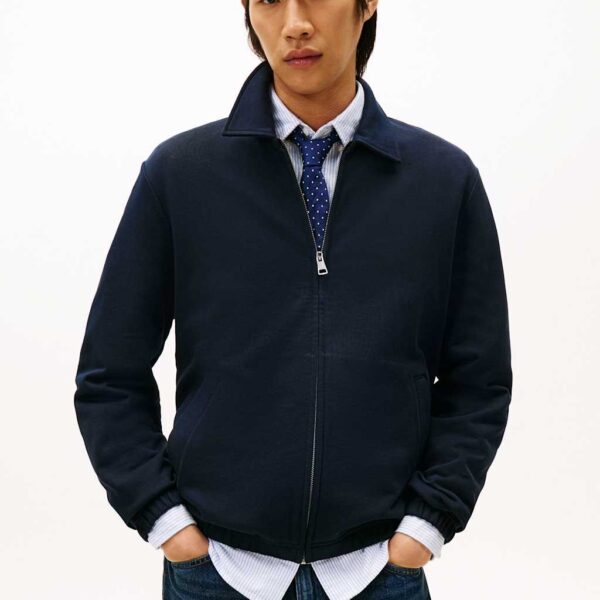 Tommy Hilfiger Essential Terry Ivy Harrington Jacket Navy
