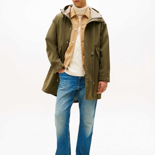 Tommy Hilfiger Hooded Parka Jacket Khaki