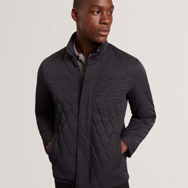 Ted Baker Quilted Jacket Navy
