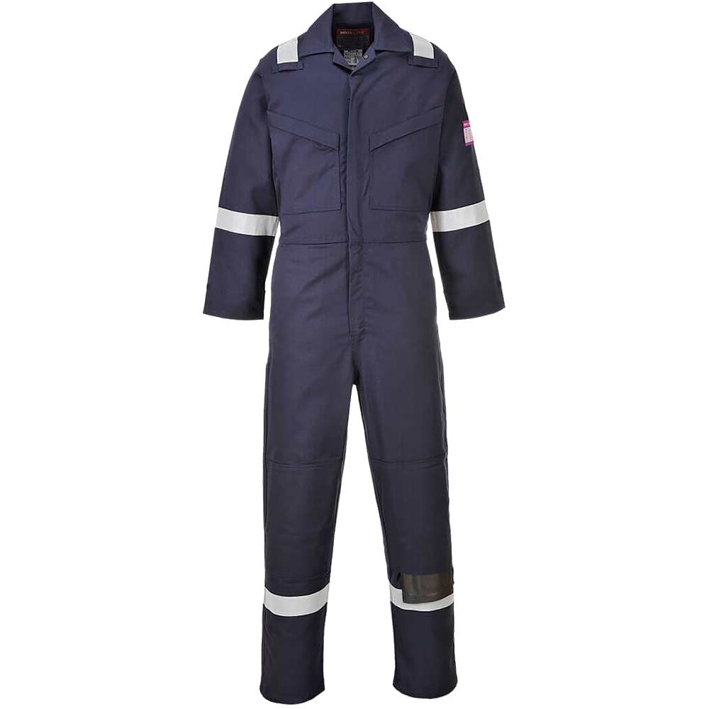 Modaflame Mens Flame Resistant Overall Navy L