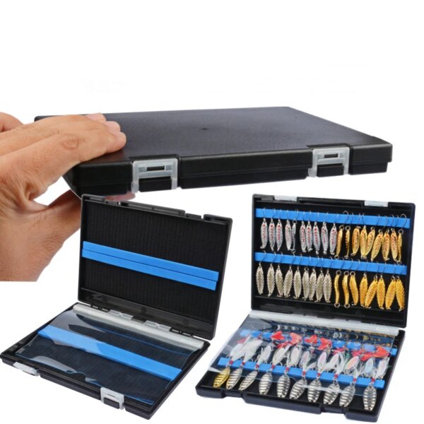Ultra-thin hard-shell Luya sequin bait box, small bait bag, portable Luya bait box, sequin horse mouth sequin storage box