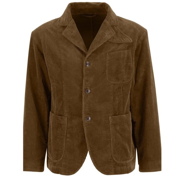 Elmbank Oversized Cord Blazer - Beige