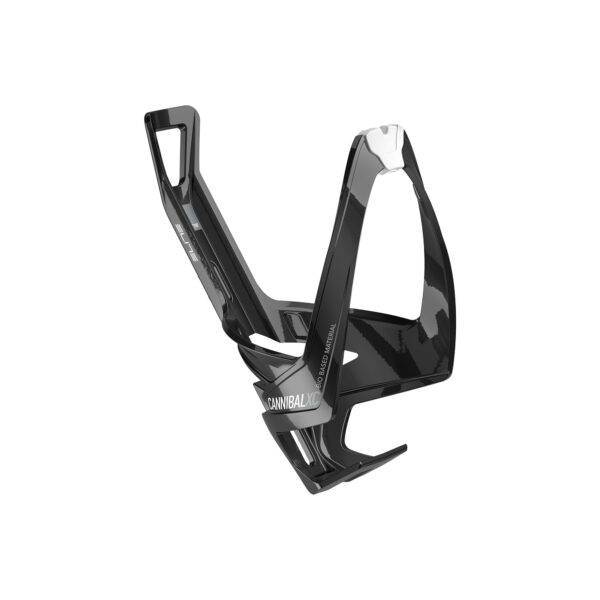 Elite Cannibal XC Bio Bottle Cage Gloss Black / White