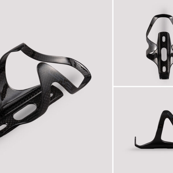 Level Carbon Fibre Bottle Cage - 3K Gloss Finish