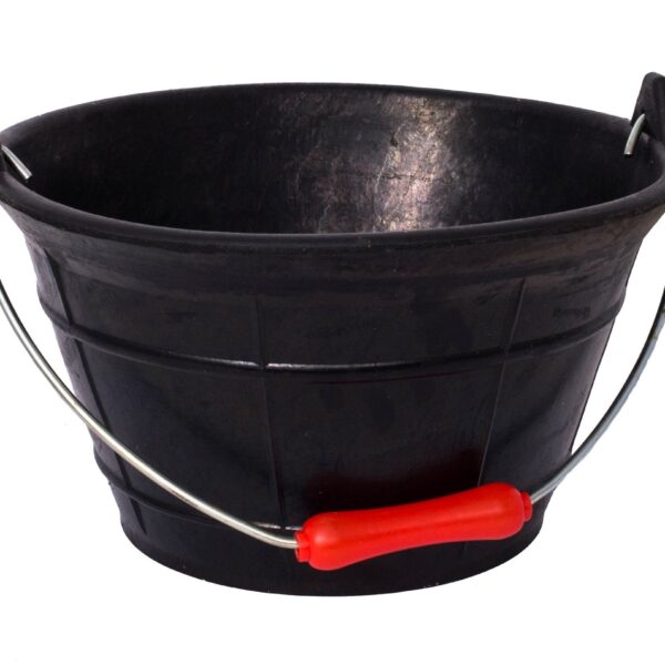 Tyre Rubber™ Feed Bucket 10L | Colour: Black