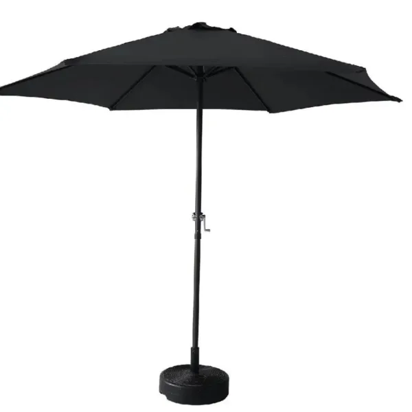 Bali Grey Metal Parasol 2.67m