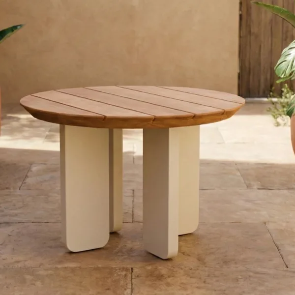 Harbour Teak Round Coffee Table 60cm