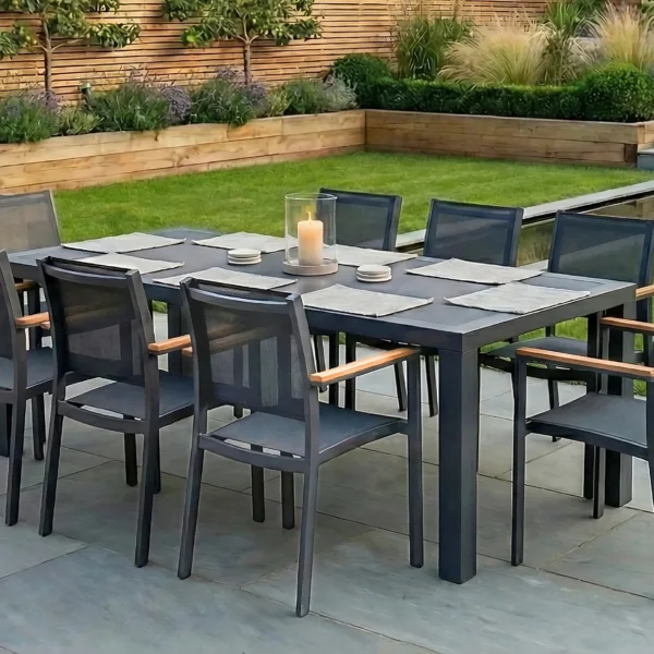 Melbourne 8 Seater Aluminium Dining Set
