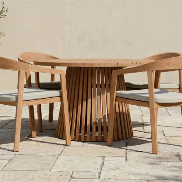 Winslow 120cm 4 Seater Wooden Garden Dining Set